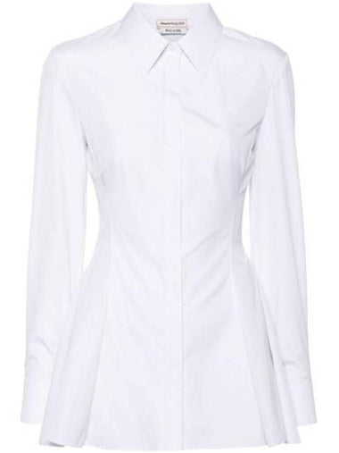 24FW Shirt 797282 QAAAD 9000 WHITE - ALEXANDER MCQUEEN - BALAAN 1