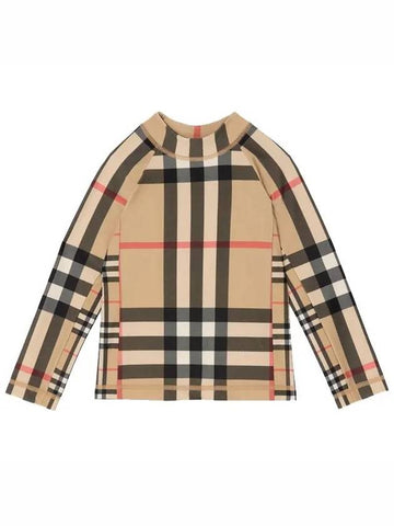 Kids Contrast Check Stretch Rad Vest 8061981 4Y 6Y - BURBERRY - BALAAN 1