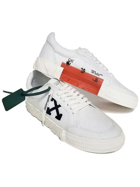 Arrow Low Vulcanized Low-Top Sneakers White - OFF WHITE - BALAAN 2