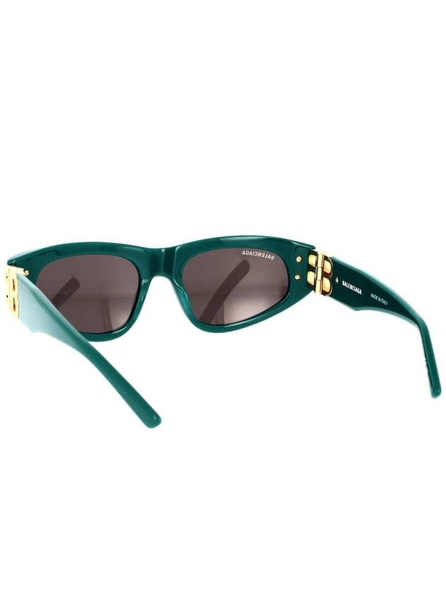 Eyewear Oval Acetate Sunglasses Green Gray - BALENCIAGA - BALAAN 5