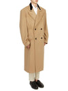 Men's Wool Double Coat Beige - MAISON MARGIELA - BALAAN 5