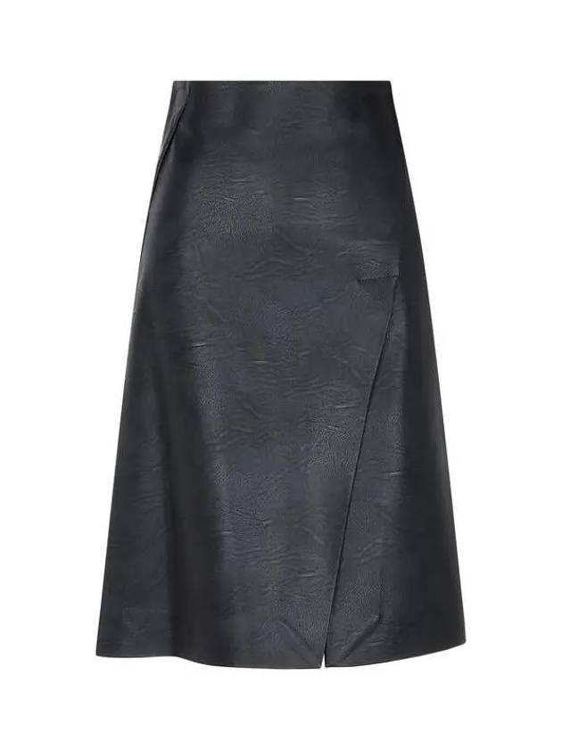 Fake leather slit midi skirt black 271059 - STELLA MCCARTNEY - BALAAN 1