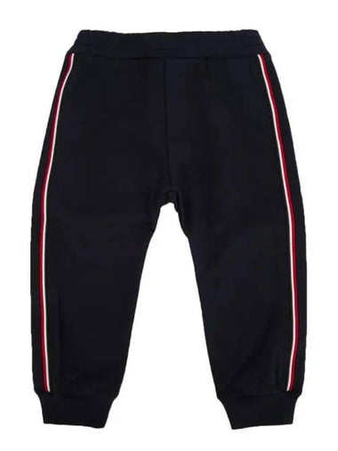 Moncler Baby Logo Three Stripes Track Pants Navy - MONCLER - BALAAN 1