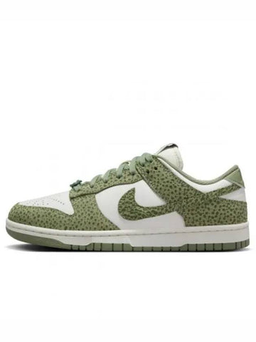 Dunk Low Safari Low Top Sneakers Oil Green - NIKE - BALAAN 1