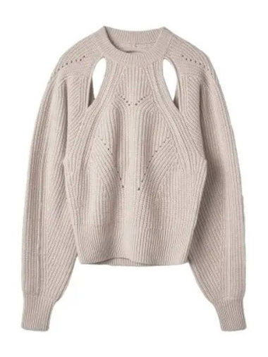 Palma cut out knit beige - ISABEL MARANT - BALAAN 1