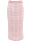 24SS Pink Dalmine Jacquard Pencil Skirt DALMINE 001 - MAX MARA - BALAAN 1