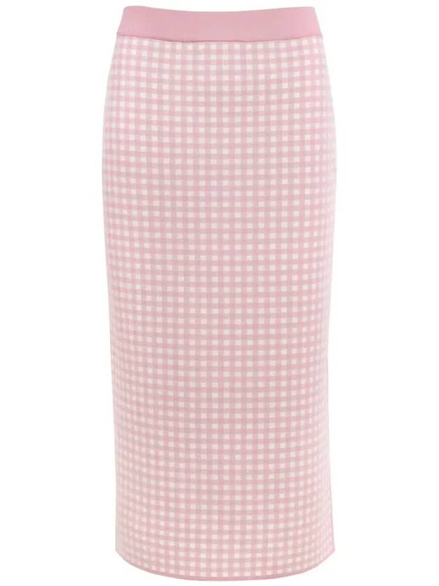 24SS Pink Dalmine Jacquard Pencil Skirt DALMINE 001 - MAX MARA - BALAAN 1