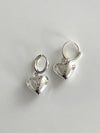 Silver Heart Earrings - ELYONA - BALAAN 1