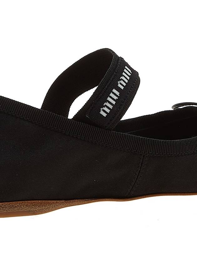 Satin Ballerinas Black - MIU MIU - BALAAN 11