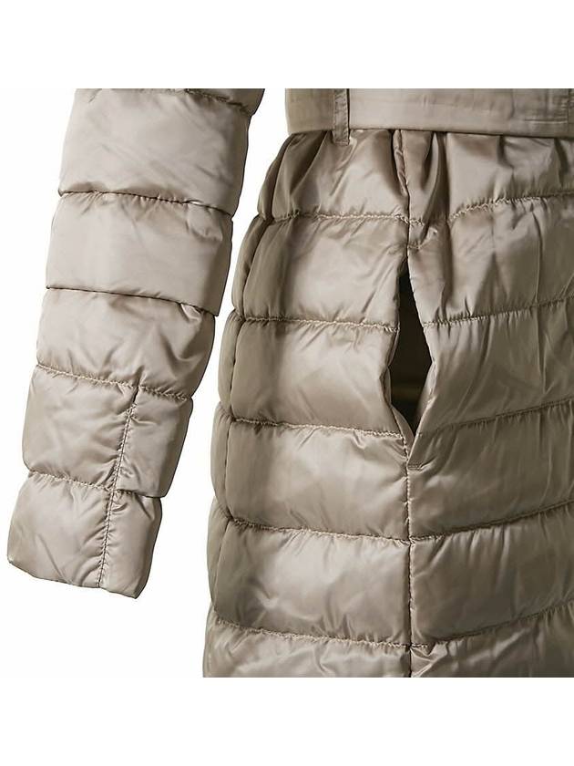 The Cube Nobefwater Repellent Reversible Goose Down Padding Beige - MAX MARA - BALAAN.