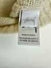 Graffiti Collar Knit Vest Cream Beige - STUSSY - BALAAN 8