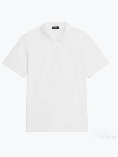 Bronn Cotton Short Sleeve Polo Shirt White - THEORY - BALAAN 2