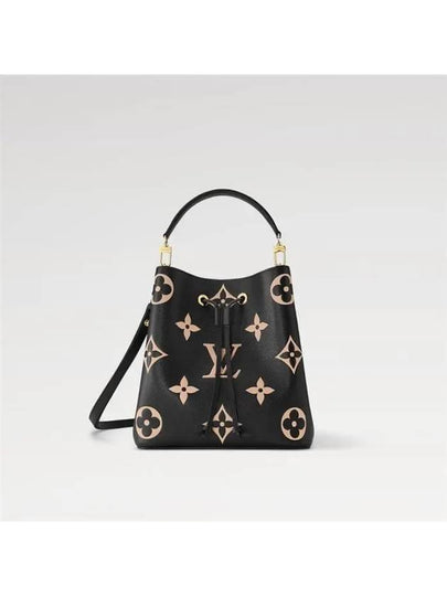 Neonoe MM Bi-Color Monogram Empreinte Bucket Bag Black - LOUIS VUITTON - BALAAN 2