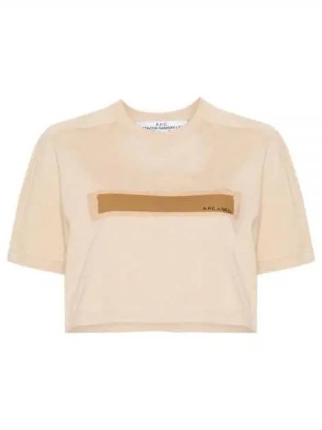 Sandre Short Sleeve T-Shirt Beige - A.P.C. - BALAAN 2