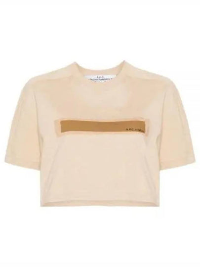 Sandre Short Sleeve T-Shirt Beige - A.P.C. - BALAAN 2