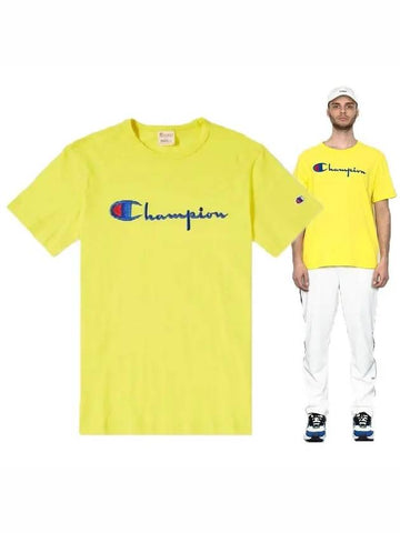 Script logo short sleeve tshirt 210972BTP - CHAMPION - BALAAN 1