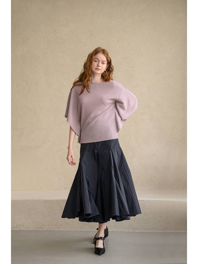 Caisienne Boat Neck Daily Knit_Glossy Grape - CAHIERS - BALAAN 3