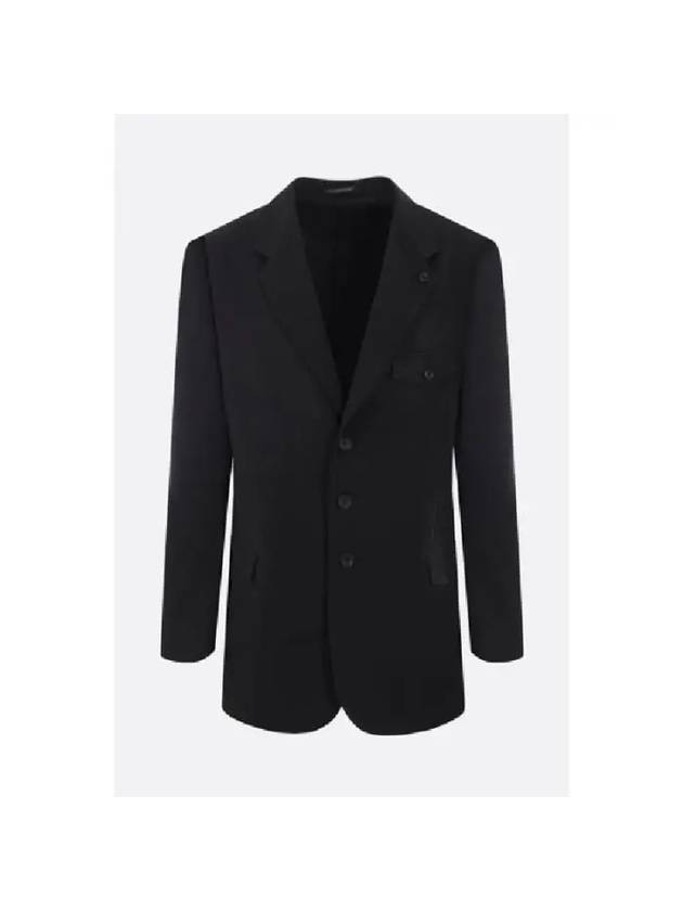 Single breasted wool jacket HSJ05100 BLACK - YOHJI YAMAMOTO - BALAAN 1