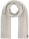 Muffler Scarf 455956296 004 SOFT GRAY - POLO RALPH LAUREN - BALAAN 3