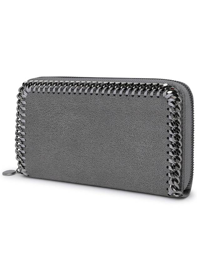 Round Zipper Long Wallet Grey - STELLA MCCARTNEY - BALAAN 3