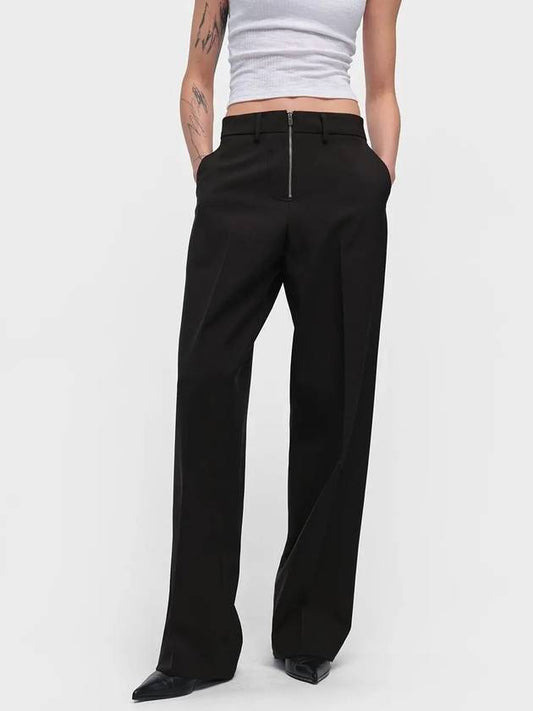 ZIPPER WIDE TROUSERS_2colors - MAGJAY - BALAAN 1