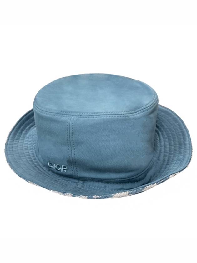 393C906B5811 C581 Parley for the Ocean Oblique Reversible Bucket Hat Blue TTA - DIOR - BALAAN 1