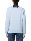 Viva Logo Cotton Sweatshirt Light Blue - A.P.C. - BALAAN 5