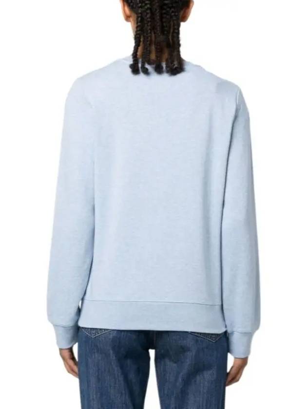 Viva Logo Cotton Sweatshirt Light Blue - A.P.C. - BALAAN 5