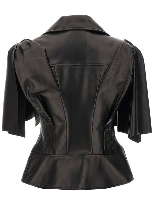 Alexander McQueen 'Bow Knot' Biker Vest - ALEXANDER MCQUEEN - BALAAN 3