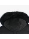 Ballistic Bomber Jacket Black Fox Fur Gold Metal Black - MOOSE KNUCKLES - BALAAN 6