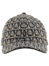 Ferragamo Men s Gancini Baseball Cap 56 0678 NERO BONE 0725868 - SALVATORE FERRAGAMO - BALAAN 2