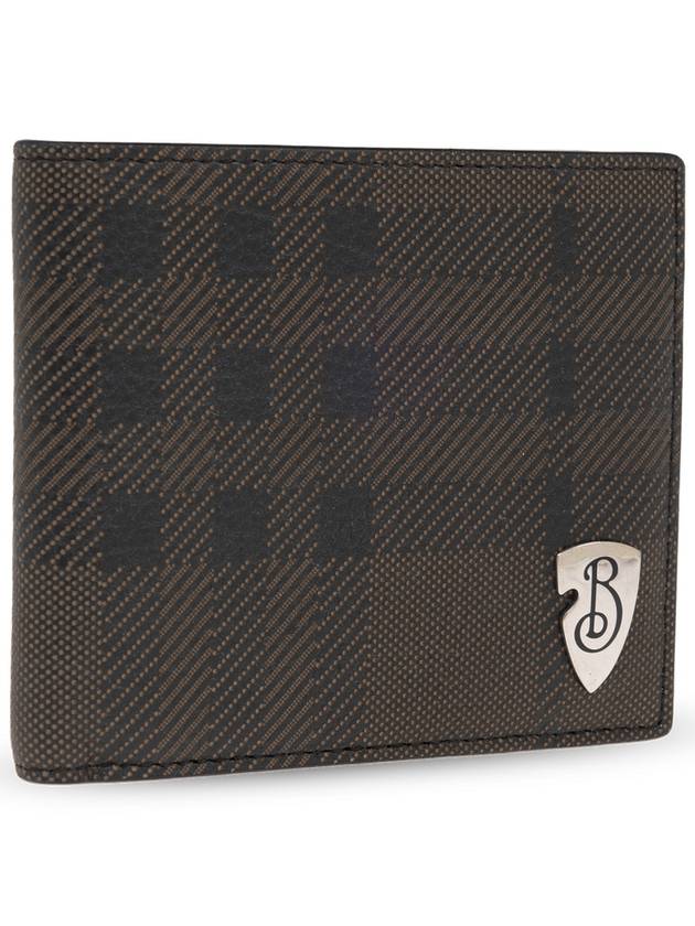 B-Shield Bifold Half Wallet Slate - BURBERRY - BALAAN 5