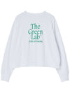 Essential Crop Long Sleeve T-Shirt White - THE GREEN LAB - BALAAN 6