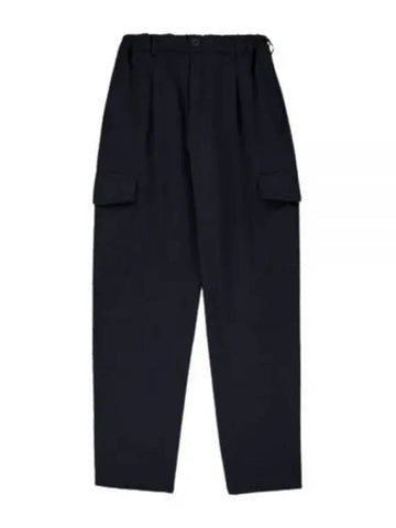 HOWLIN 24 CARGO LOVER PANTS JAPANESE SEERSUCKER NAVY - HOWLIN' - BALAAN 1