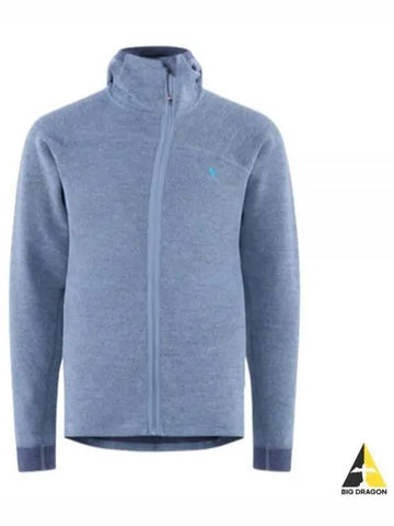 Hodur Hooded Zip Man Faded Blue 10038 680 - KLATTERMUSEN - BALAAN 1