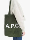 Lou Corduroy Eco Bag Tote Shoulder Khaki Unisex - A.P.C. - BALAAN 2