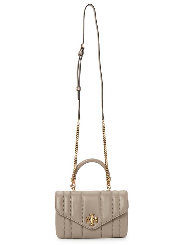 Kira Mini Top Handle Cross Bag Beige - TORY BURCH - BALAAN 8