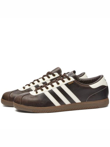 Bern Gore Tex Leather Low Top Sneakers Dark Brown - ADIDAS - BALAAN 1