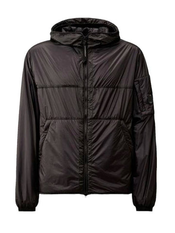 Nada Shell Hooded Jacket Black - CP COMPANY - BALAAN 1