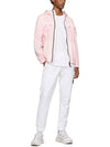 Garment Dyed Crinkle Reps R-NY Jacket Pink - STONE ISLAND - BALAAN 6