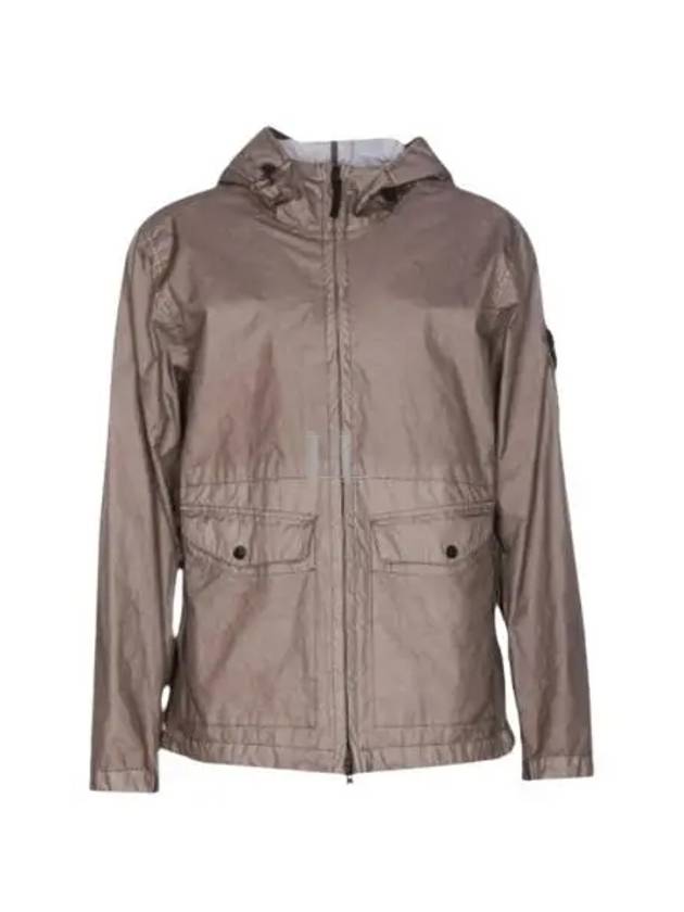 Membrana 3L TC Hooded Jacket Brown - STONE ISLAND - BALAAN 2