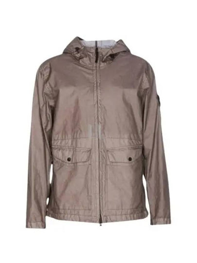 Membrana 3L TC Hooded Jacket Brown - STONE ISLAND - BALAAN 2