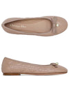 Quilted Cannage Calfskin Ballerina Flat Pink - DIOR - BALAAN 2