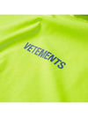 Logo Label Short Sleeve T-Shirt Neon Yellow - VETEMENTS - BALAAN 5