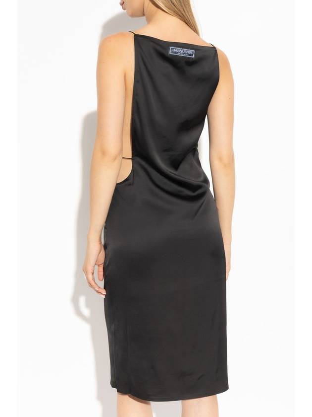 Jacquemus Dress With Cutouts, Women's, Black - JACQUEMUS - BALAAN 4