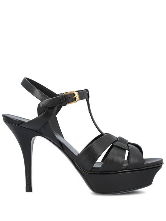 Tribute Platform Sandals Heel Black - SAINT LAURENT - BALAAN 2