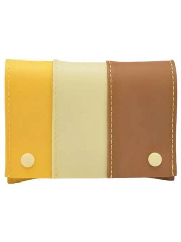 Parallepipedo Pudding Card Case Multi Yellow Wallet - SUNNEI - BALAAN 1