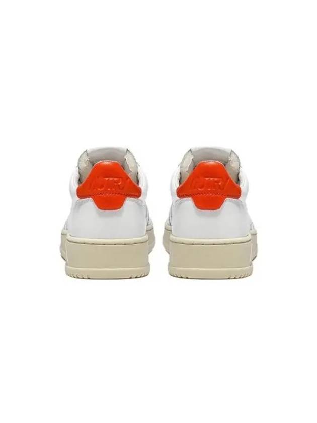 Medalist Orange Tab Low Top Sneakers White - AUTRY - BALAAN 5