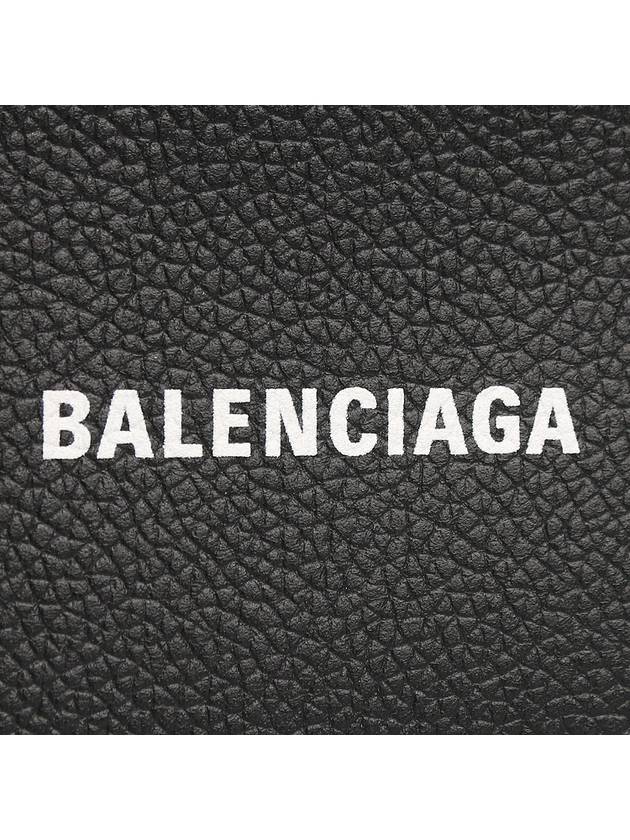 Logo Print Cash Card Wallet Black - BALENCIAGA - BALAAN 6