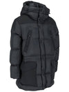 Logo Applique Nylon Puffer Padding Charcoal Grey - BURBERRY - BALAAN 4